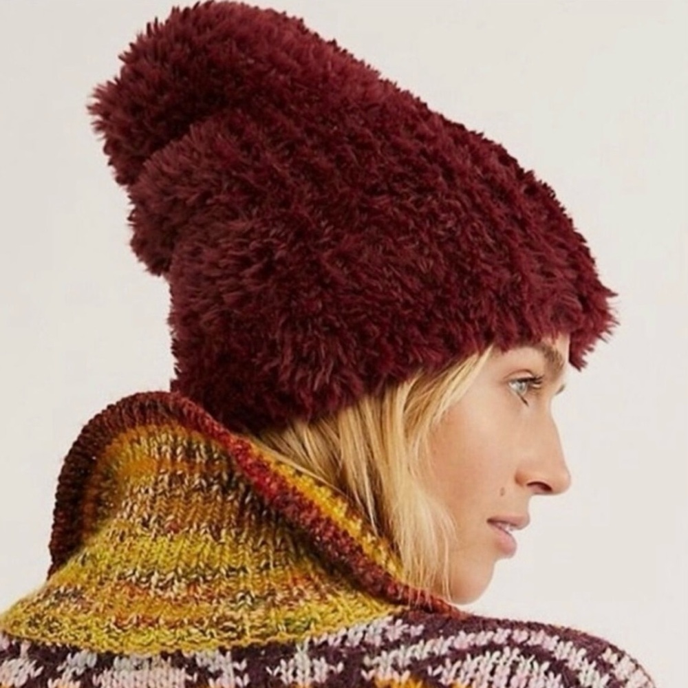 NWT free people “head in the clouds fuzzy bean”